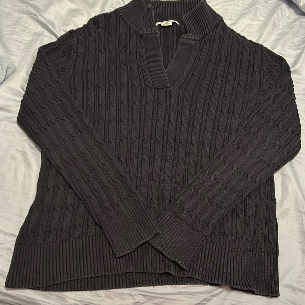Liz Claiborne Mock Turtle Neck Sweater